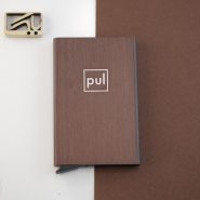 brushed aluminium brown