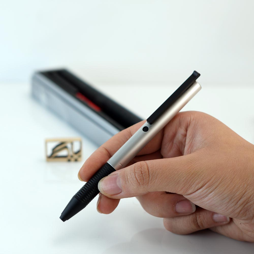 روان نویس لامی کلیکی تیپو نقره ای LAMY Tipo Rollerball Pen Silver 339