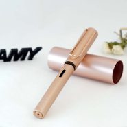 خودنویس لامی ال ایکس رزگلد LAMY LX FP rose gold coated black PVD steel nib 76