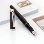 خودنویس شیفر پرلود مشکی گیره کروم SHEAFFER Prelude FP black CT