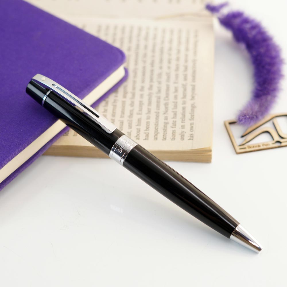 خودکار شیفر 300 مشکی گیره کروم SHEAFFER 300 BP black CT