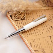 خودکار فابرکاستل لووم پیانو سفید 149311 Faber-Castell Loom Piano twist ballpoint pen white