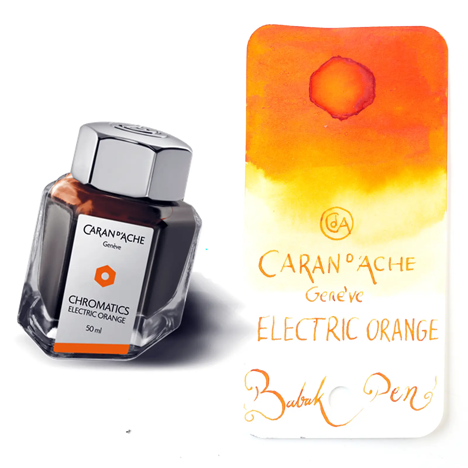 جوهر خودنویس کرن داش نارنجی کهربایی CARAN D'ACHE INK Electric orange
