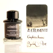 جوهر خودنویس آترامنتیس مشکی گرافیتی DE ATRAMENTIS ink Graphitschwarz (graphite black)