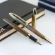 ست خودکار و خودنویس یوروپن رینگ مشکی راه راه طلایی EUROPEN set Ring black and golden striped