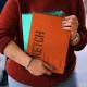 دفتر طراحی پيل اسکچ بوک PILL NOTEBOOK Sketch book A4