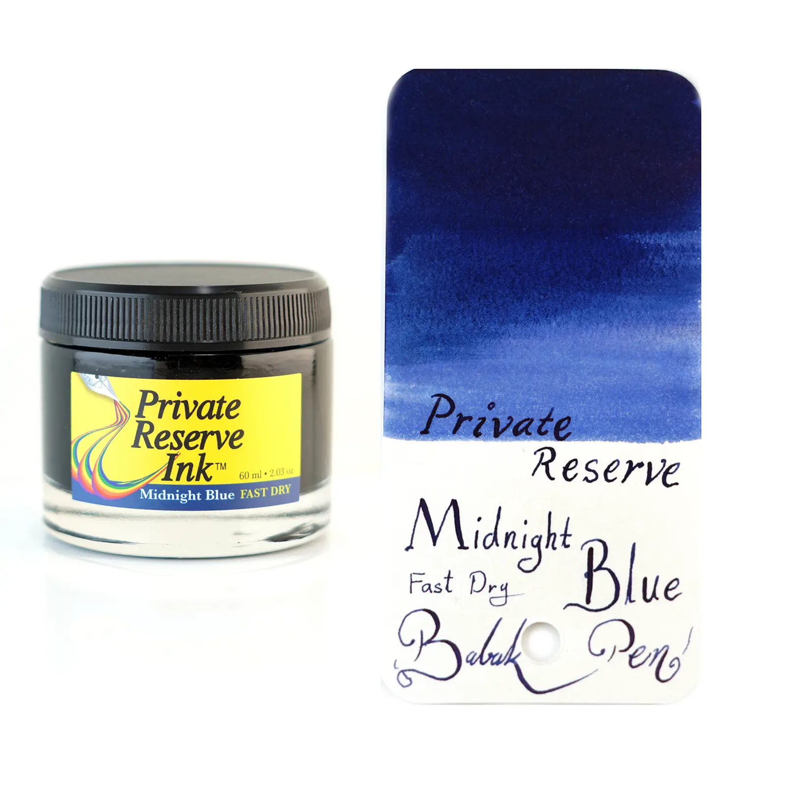 جوهر خودنویس پرایوت ریزرو آبی نیمه شب PRIVATE RESERVE INK Midnight blue Fast dry 60ml