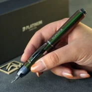 خودنویس فشاری پلاتینیوم مدل کوریداس رنگ اسفین PLATINUM Curidas capless FP Sphene