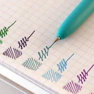 خودکار یونی بال سیگنو فشاری UNI BALL BP Signo UMN 155N - سبزآبی