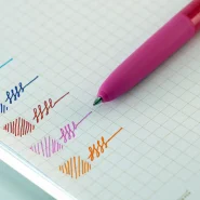 خودکار یونی بال سیگنو فشاری UNI BALL BP Signo UMN 155N - صورتی