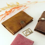 کیف کارت اعتباری چرم دست دوز مدل ED Consept store Card wallet J3