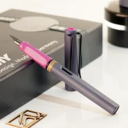 ست خودنویس لامی سافاری صخره ی صورتی با جوهر LAMY set SAFARI FP Pink cliff with ink 0D7