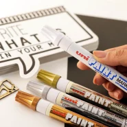 ماژیک صنعتی متال مارکر یونی بال رنگ های متالیک (درخشان) UNI BALL Metal marker metallic colors PX 20