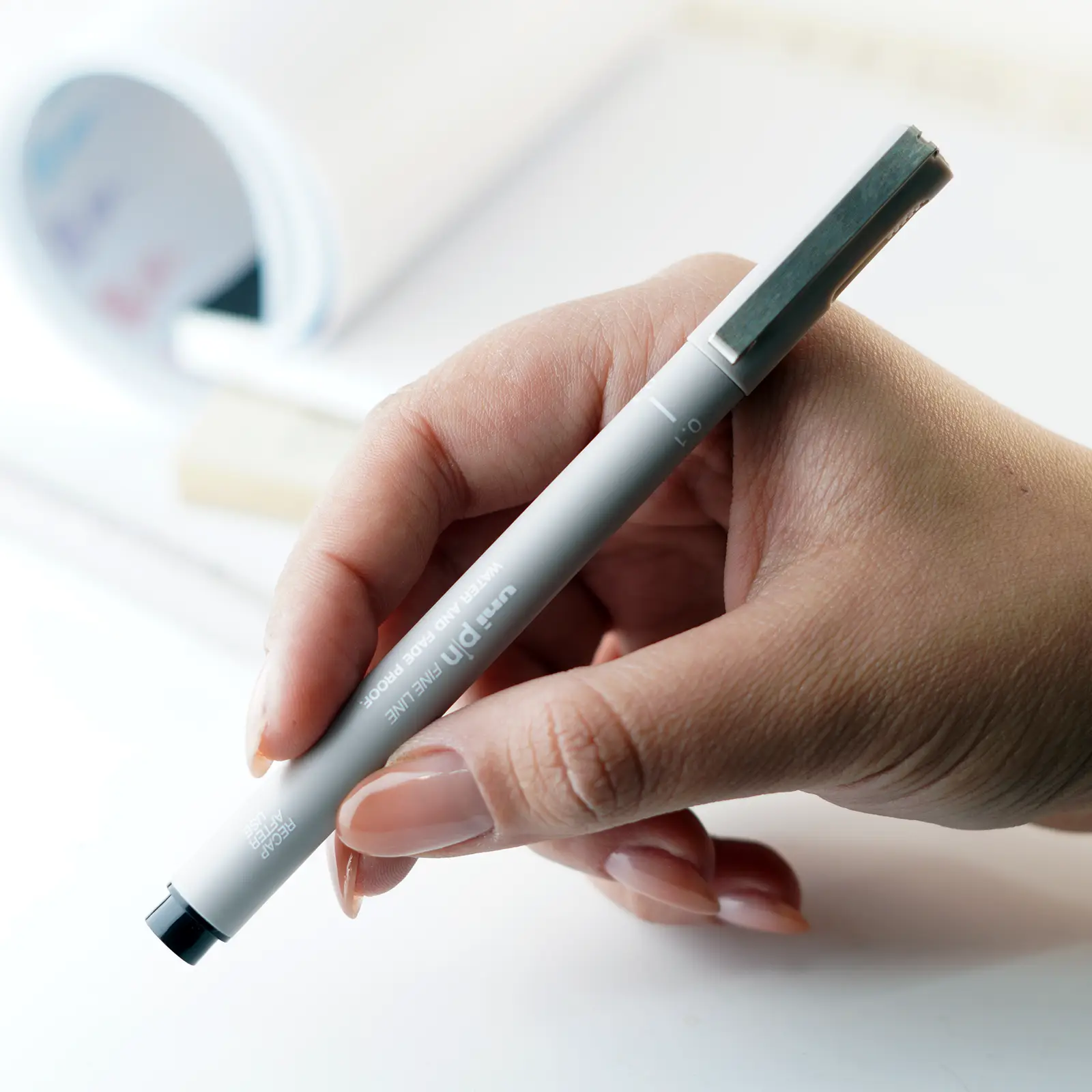 یونی پین خاکستری روشن (1)