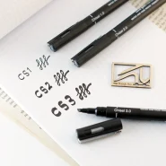 ماژیک یونی بال یونی پین خطاطی مشکی UNI BALL Calligraphy marker PIN 200