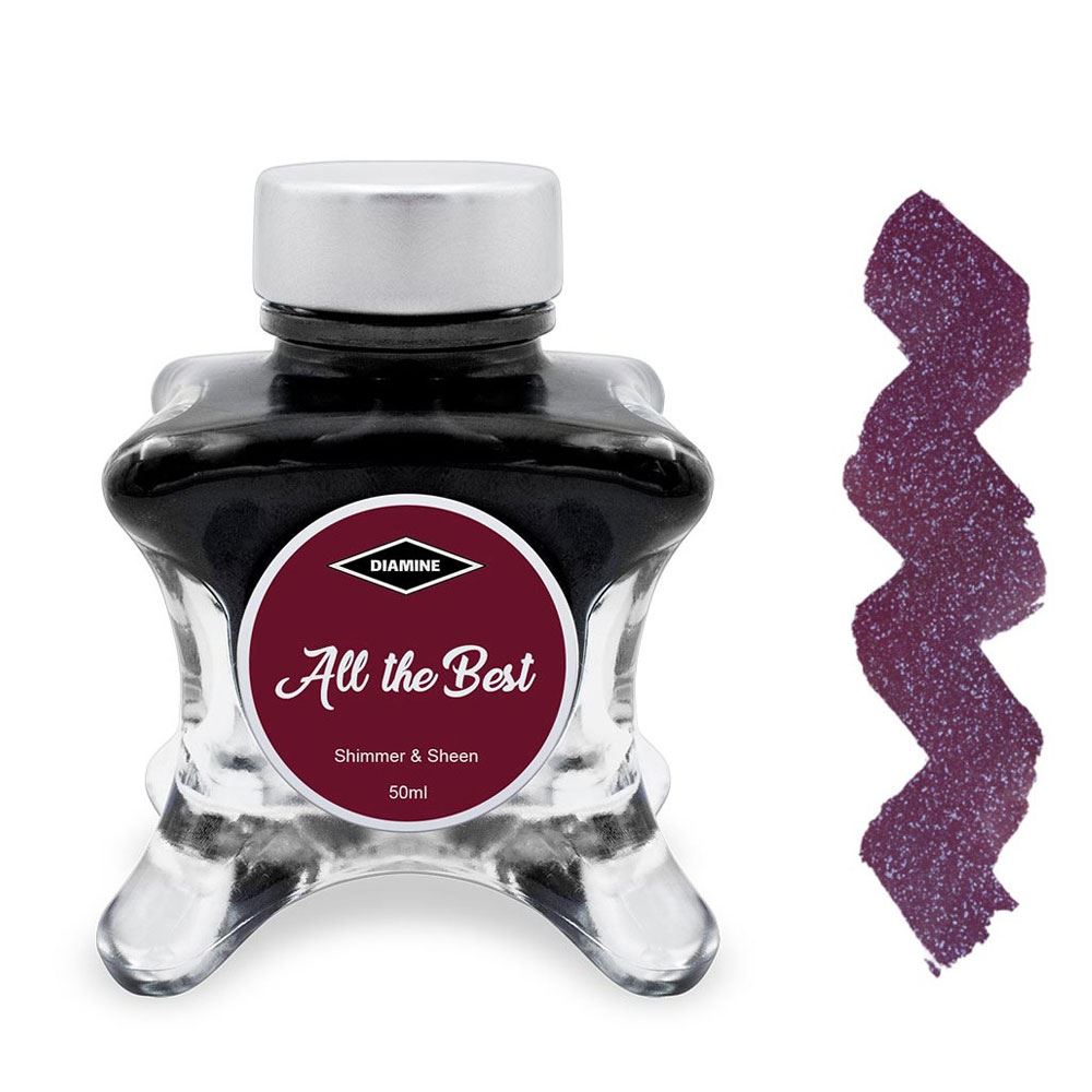 جوهر خودنویس دایامین تقویم جوهر 2021 بهترین DIAMINE Inkvent calender 2021 Day 25 All the best 50ml