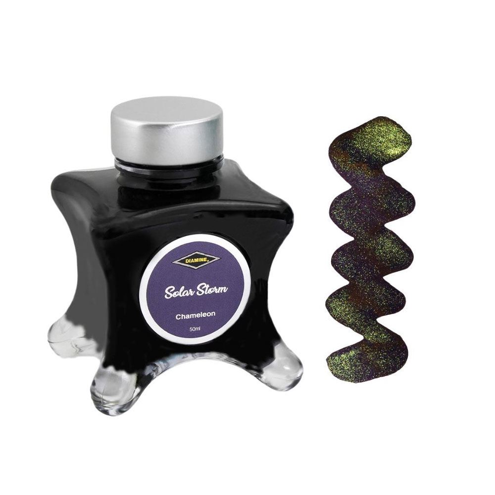 جوهر خودنویس دیامین تقویم جوهر 2022 طوفان خورشیدی DIAMINE Inkvent Calender 2022 Day 3 Solar storm 50ml 1 جوهر خودنویس دیامین تقویم جوهر 2022 طوفان خورشیدی DIAMINE Inkvent Calender 2022 Day 3 Solar storm 50ml