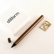 روان نویس آلومینیومی استیل فرم فلو قهوه ای گردویی STILFORM Aluminum FLOW RP Walnut brown