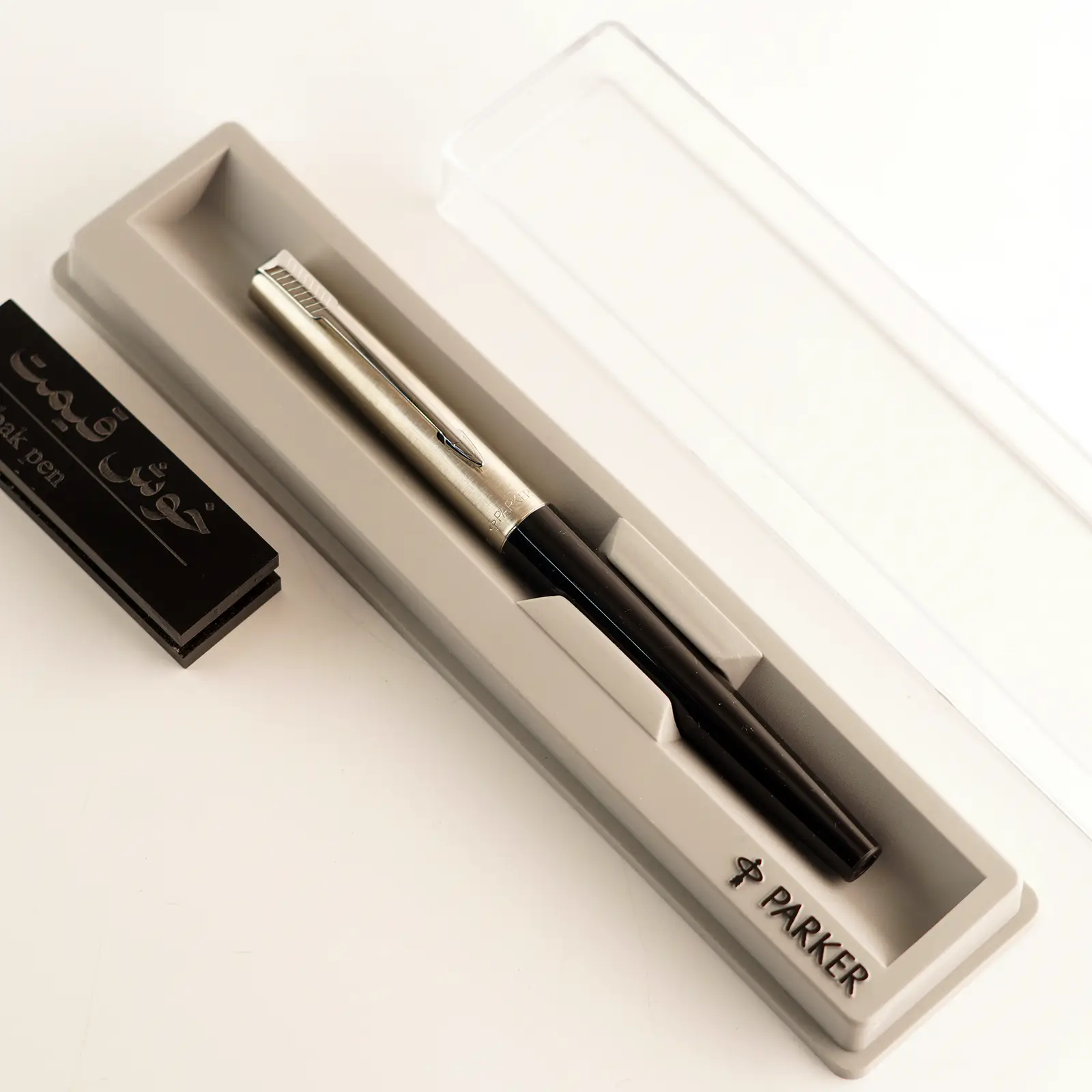 خودنویس نیمه استیل پارکر ژوتر مشکی [خوش قیمت] PARKER Jotter FP black