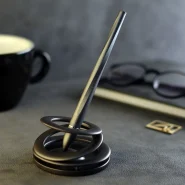 خودکار رومیزی چندکاره ی مگنتی با استند Multi functional magnetic balance table pen