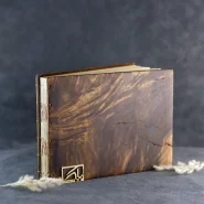 دفتر دستساز گردو Handmade notebook Walnut