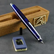 خودنویس فشاری اندلس فانتوم آبی تیره ENDLESS Phantom retractable FP dark blue