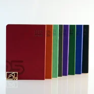 دفتر سالنامه ی روزشمار ترمو دوختی سایز نیم وزیری PILL Calendar Termo A6 1405