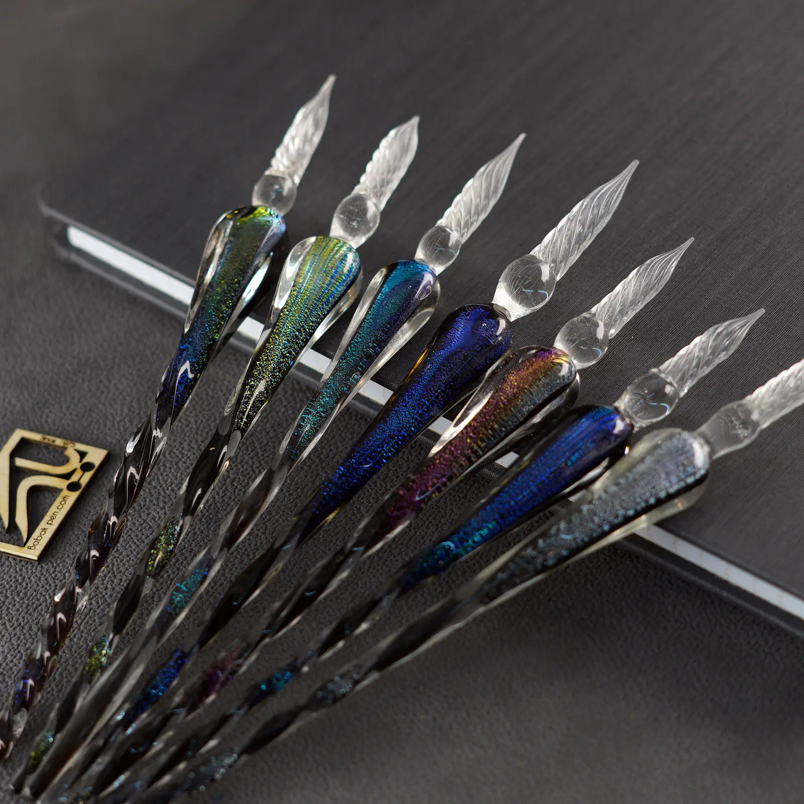 قلم شیشه‌ای برلیان Glass deep pen Brilliant