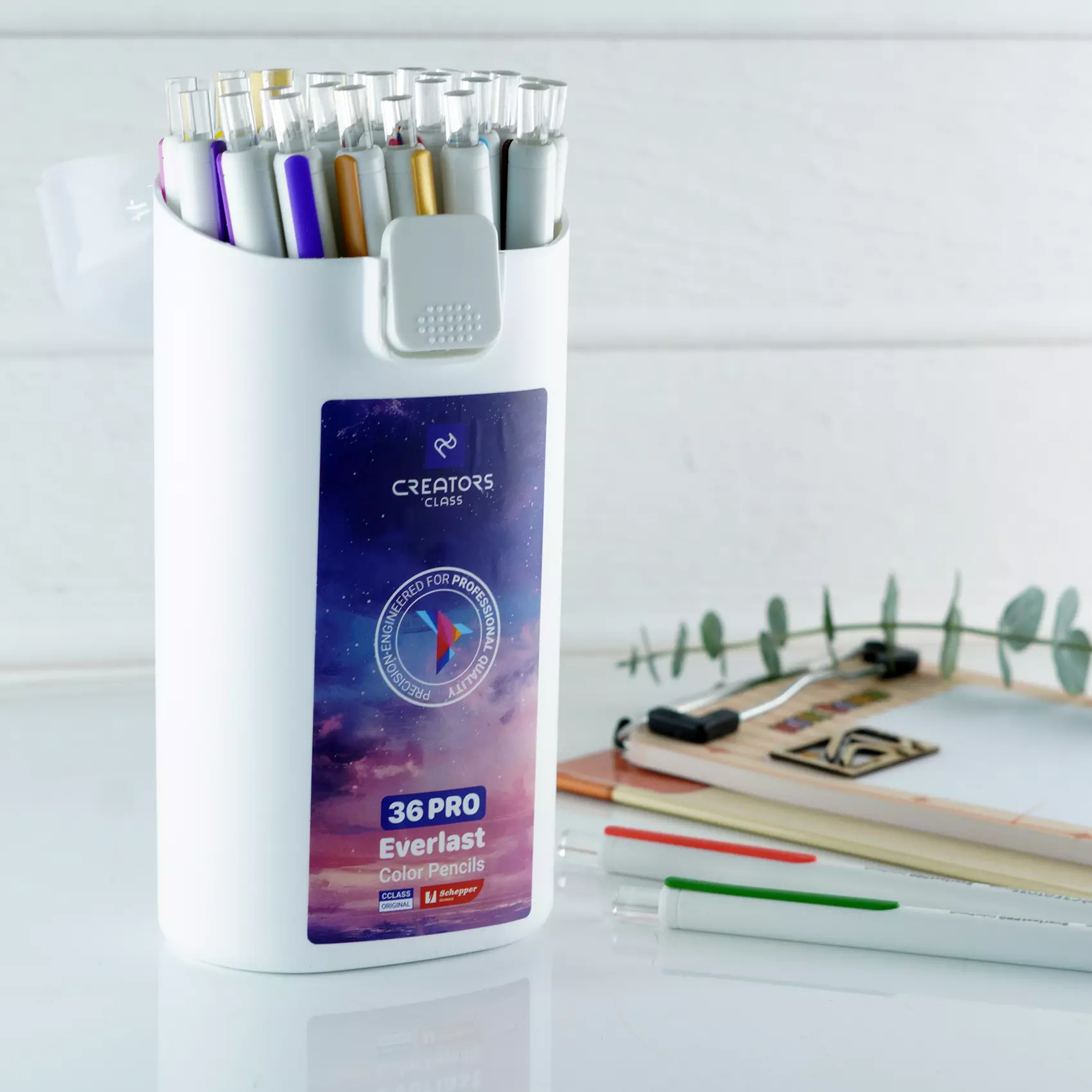 مداد رنگی اتودی 36 رنگ کریتورز کلاس اورلست پرو CREATORS CLASS Everlast pro mechanical 36 colour Pencil