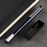 خودنویس اندلس کپتیوا ادونس سرمه ای [خوش قیمت] ENDLESS Labs.12 Captiva Advanced torque filler FP Deep ocean chrome