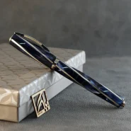 خودنویس دیوینا الگانس ویسکونتی آبی امپراطوری VISCONTI Divina Elegance FP Imperial blue oversize