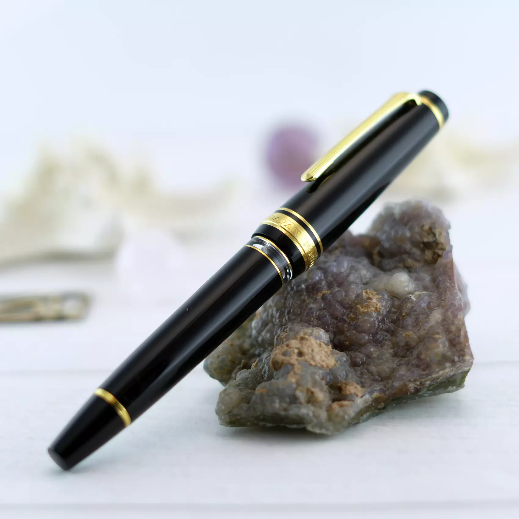 خودنویس سیلور پرو رئالو مشکی گیره طلایی پیستونی SAILOR Pro Gear Realo black GT piston filler