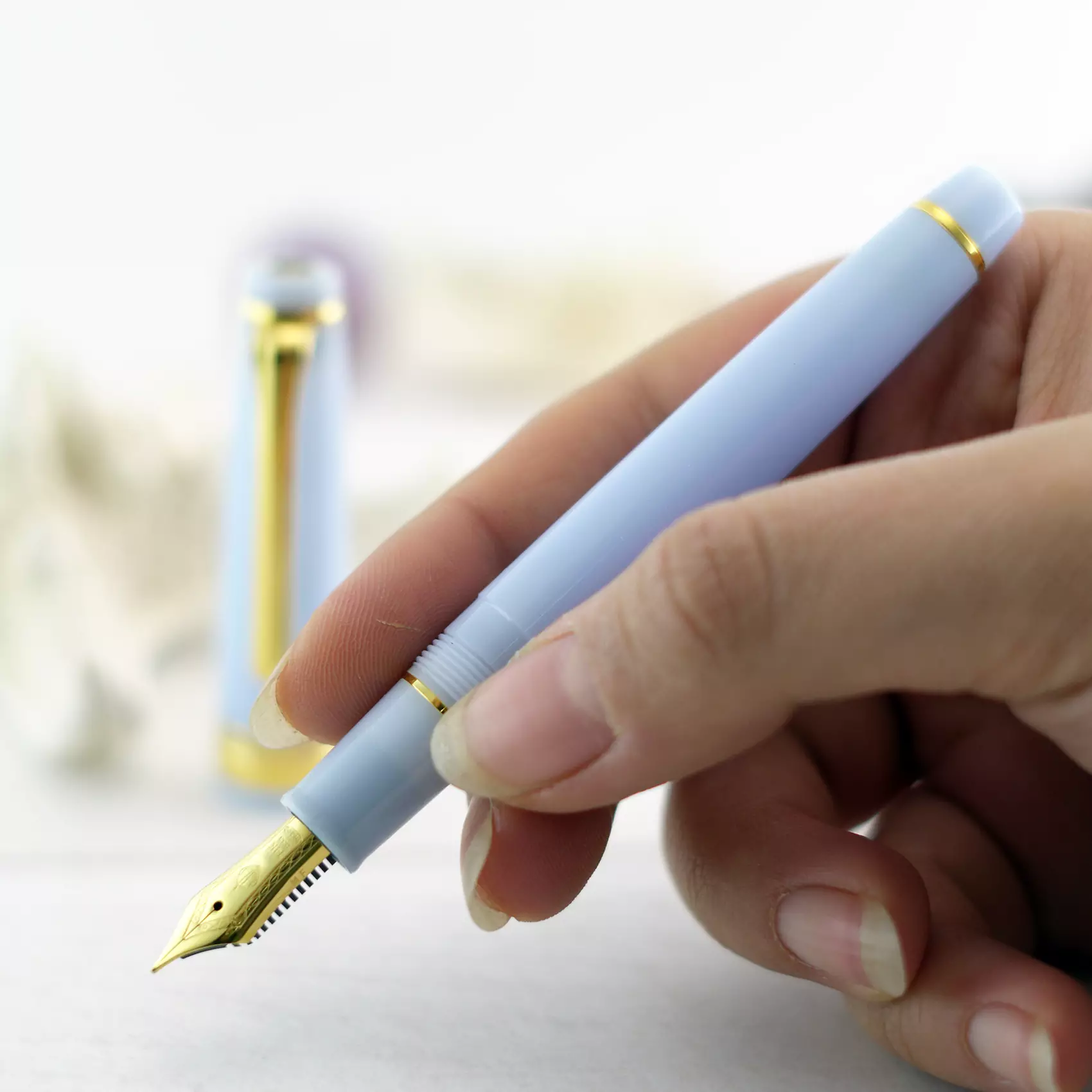 خودنویس سیلور پرو گیر اسلیم آبی روشن SAILOR Pro Gear Slim FP Light blue GT