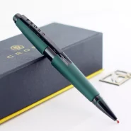 روان نویس کراس اج سبز تیره گیره مشکی CROSS Edge RP Dark green with black trim