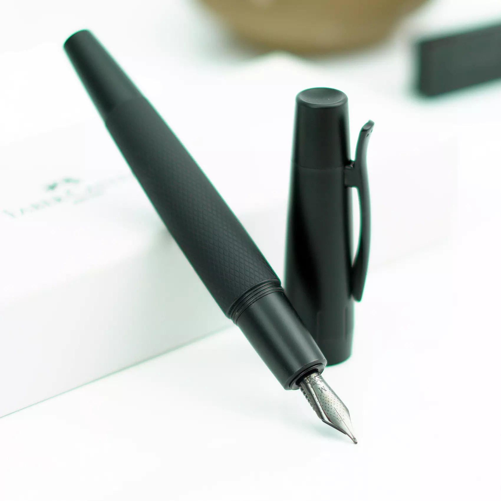 خودنویس فابرکاستل ایموشن پیور بلک [خوش قیمت] 148620 FABER-CASTELL E-motion FP Pure Black