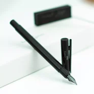 خودنویس فابرکاستل نئو اسلیم تمام مشکی [خوش قیمت] FABER-CASTELL Neo Slim Pure black M 342300