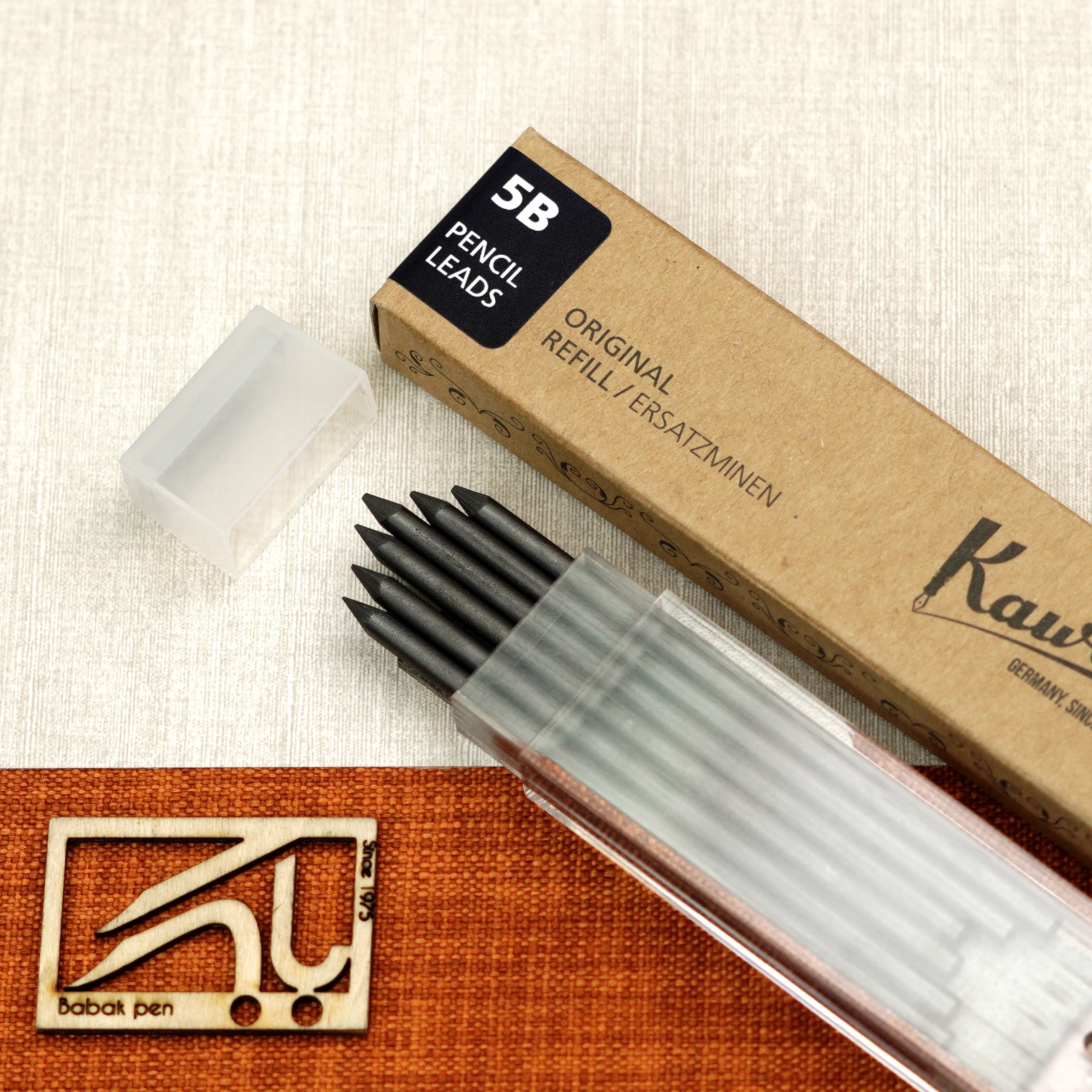 مغزی اتود کاوکو مشکی Kaweco pencil lead 5B black 3.2 mm