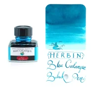جوهر خودنویس ژاک هربین آبی لاجوردی JACQUES HERBIN INK Bleu Calanque 30ml