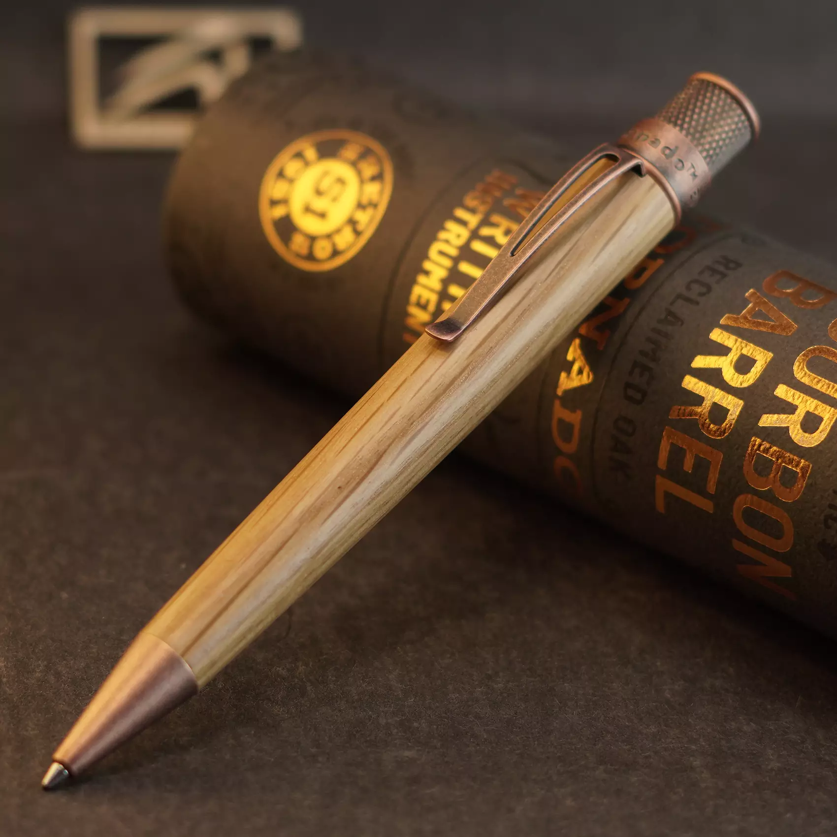 روان نویس رترو تورنادو بدنه ی چوبی RETRO 51 RP Tornado Woodwork bourbon barrel