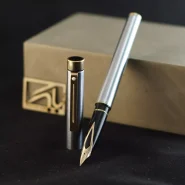 خودنویس شیفر تارگا استیل گیره طلایی [خوش قیمت] SHEAFFER Targa FP Steel GT
