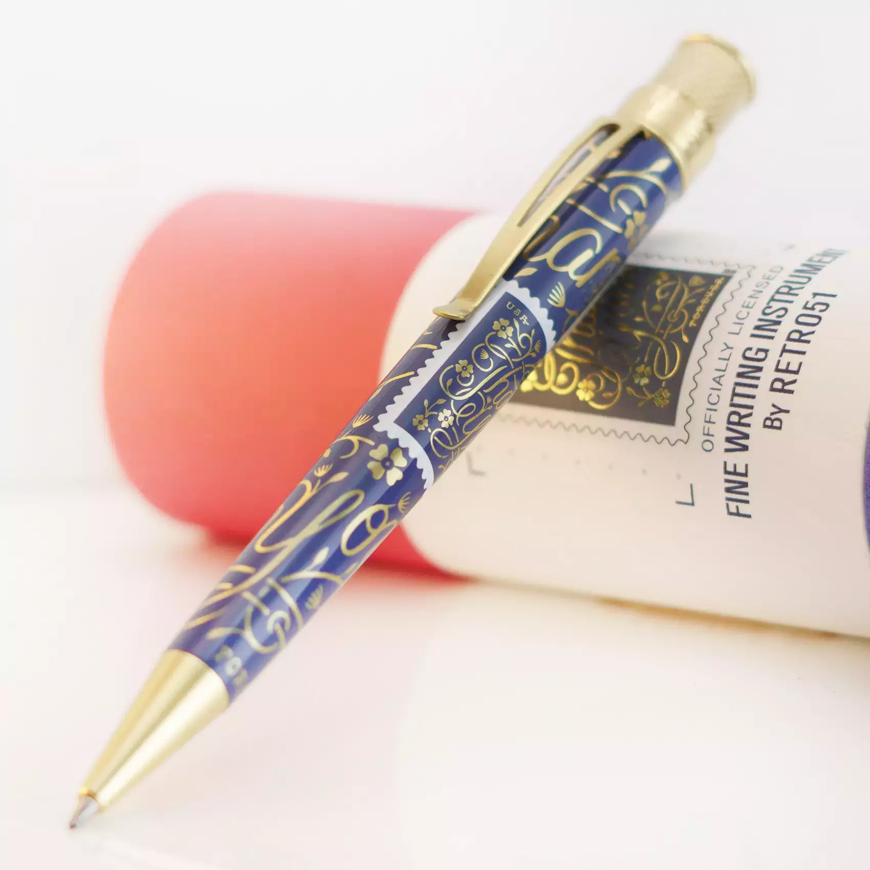 روان نویس رترو تمبر تشکر بنفش RETRO 51 RP US Postal service Thank you stamp purple