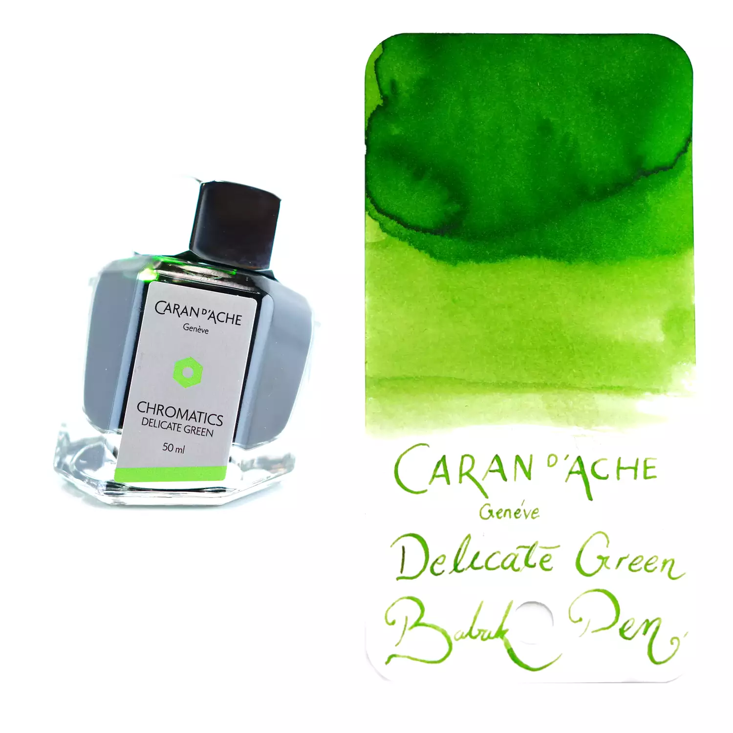 جوهر خودنویس کرن داش سبز ملایم CARAN D'ACHE INK Delicate green