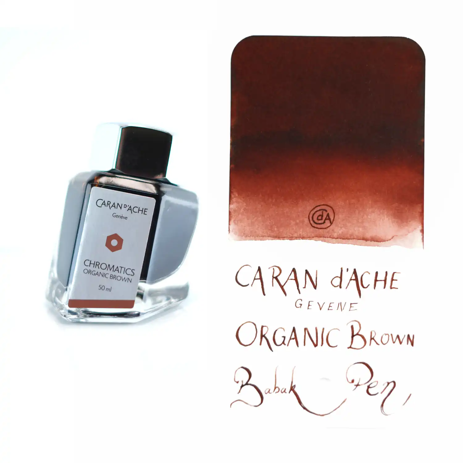 جوهر خودنویس کرن داش قهوه ای CARAN D'ACHE INK Organic brown
