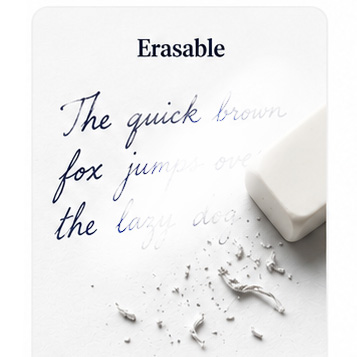 Erasable