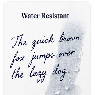 water Resistant