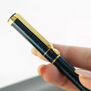 خودنویس دیپلومات اتشه سبزآبی مرمری [خوش قیمت] DIPLOMAT Attache FP Teal GT