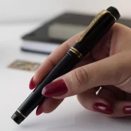 خودنویس کاوکو دایا2 مشکی گیره طلایی KAWECO Dia2 FP Black GT
