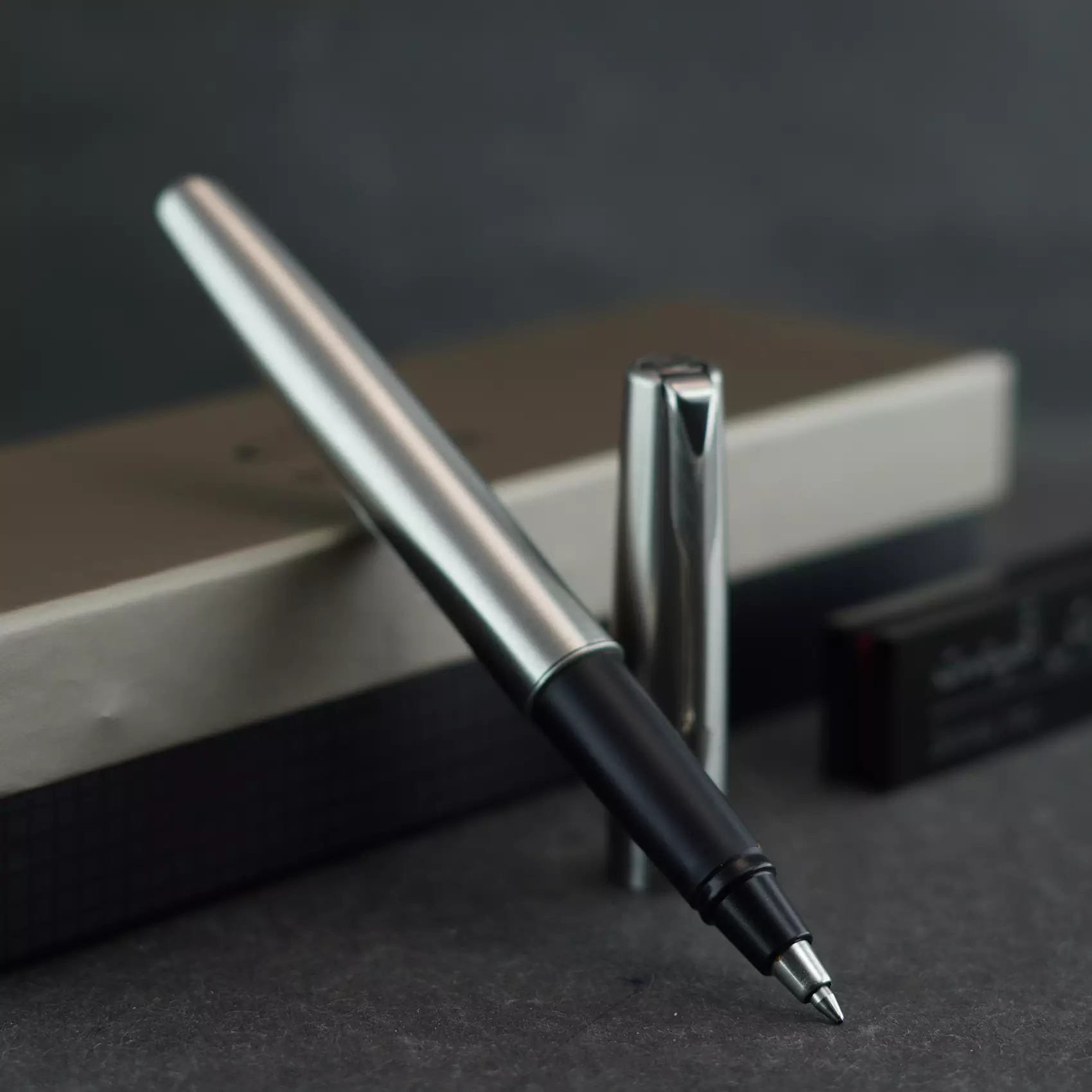 روان نویس پارکر فرانتیر تمام استیل [خوش قیمت] PARKER Frontier RP Stainless steel