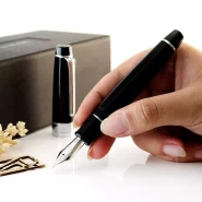 خودنویس سیلور پرو گیر کینگ آو پن مشکی گیره نقره ای SAILOR Pro Gear King of pen FP Black silver
