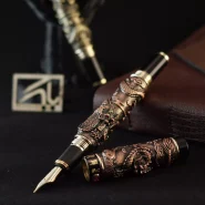 خودنویس جینهاو لوکس طرح اژدها JINHAO Luxury FP Dragon